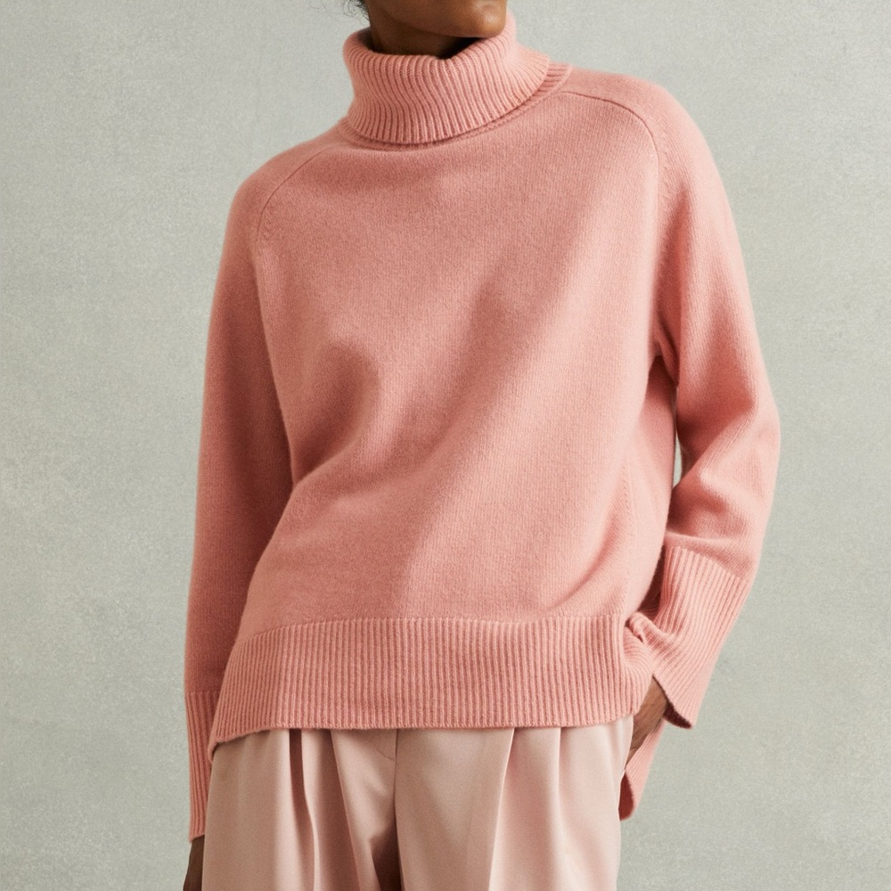 Chinti & Parker Cashmere Roll Neck Oversized Sweater XS